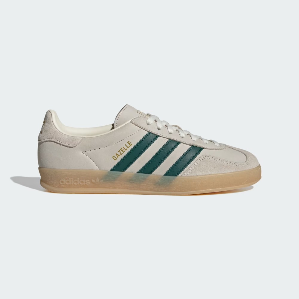 7M / 8W - [New] Men's adidas Gazelle Indoor Shoes 'Cream White' IH9675